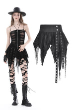 Load image into Gallery viewer, Punk irregular super mini skirt KW323