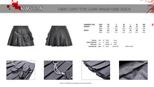 Load image into Gallery viewer, Punk rock two bags chain mini skirt KW325