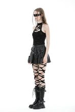 Load image into Gallery viewer, Punk rock two bags chain mini skirt KW325