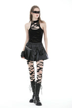 Load image into Gallery viewer, Punk rock two bags chain mini skirt KW325