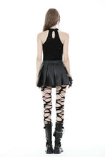 Load image into Gallery viewer, Punk rock two bags chain mini skirt KW325