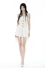 Load image into Gallery viewer, Snow white irregular lace skirt KW329