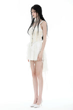 Load image into Gallery viewer, Snow white irregular lace skirt KW329