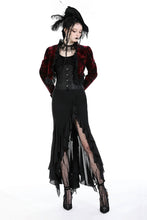 Load image into Gallery viewer, Black mermaid ruffle slim long skirt KW335