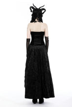 Load image into Gallery viewer, Gothic wave velvet long skirt KW341