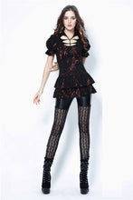 Load image into Gallery viewer, Punk sexy vertical grain lace legging pants PW080 - Gothlolibeauty