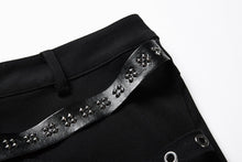 Load image into Gallery viewer, Punk rivet shorts with surround thigh design PW085 - Gothlolibeauty