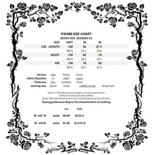 Load image into Gallery viewer, DARK IN LOVE Black knitted short legging with side flower PW086