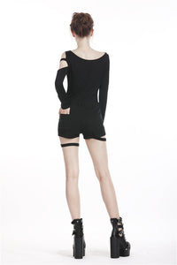 Punk metal shorts PW092 - Gothlolibeauty