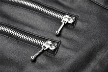 Load image into Gallery viewer, Punk sexy hollow thigh asymmetrical PU trousers PW096 - Gothlolibeauty
