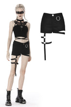Load image into Gallery viewer, Punk bandage thigh irregular shorts PW103 - Gothlolibeauty