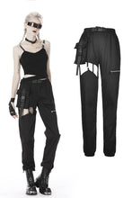 Load image into Gallery viewer, Punk irregular hollow thigh casual trousers  PW108 - Gothlolibeauty