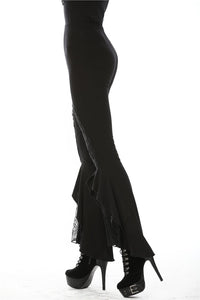 Gothic elegant lace frilly legging PW111