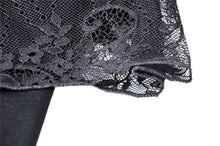Load image into Gallery viewer, Gothic elegant lace frilly legging PW111