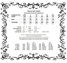 Load image into Gallery viewer, Punk locomotive asymmetrical eyelet rope trousers PW112