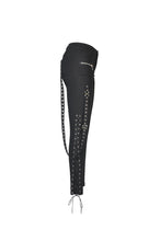 Load image into Gallery viewer, Punk locomotive asymmetrical eyelet rope trousers PW112