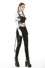 Load image into Gallery viewer, Punk locomotive asymmetrical eyelet rope trousers PW112