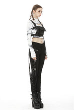 Load image into Gallery viewer, Punk locomotive asymmetrical eyelet rope trousers PW112