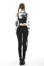Load image into Gallery viewer, Punk locomotive asymmetrical eyelet rope trousers PW112