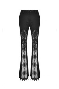 Punk sexy hollow out front bell trousers PW113