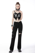 Load image into Gallery viewer, Punk locomotive metal studded trousers PW118