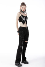 Load image into Gallery viewer, Punk locomotive metal studded trousers PW118