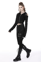 Load image into Gallery viewer, Punk locomotive rebel asymmetric trousers PW120