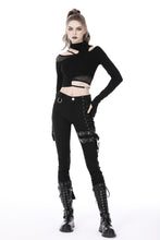 Load image into Gallery viewer, Punk locomotive rebel asymmetric trousers PW120