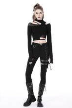 Load image into Gallery viewer, Punk locomotive rebel asymmetric trousers PW120
