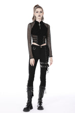 Load image into Gallery viewer, Punk locomotive rebel asymmetric trousers PW120