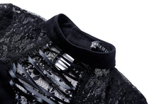 Load image into Gallery viewer, Gothic lace sleeve sexy T-shirt TW102 - Gothlolibeauty