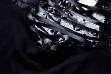 Load image into Gallery viewer, Gothic lace sleeve sexy T-shirt TW102 - Gothlolibeauty