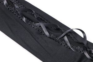 Gothic T-shirt with half mesh sexy sleeves TW148 - Gothlolibeauty