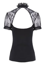 Load image into Gallery viewer, Gothic lace knitted T-shirt TW149 - Gothlolibeauty