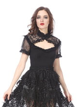 Load image into Gallery viewer, Gothic lace knitted T-shirt TW149 - Gothlolibeauty