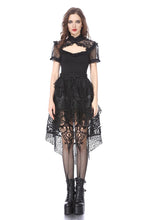 Load image into Gallery viewer, Gothic lace knitted T-shirt TW149 - Gothlolibeauty