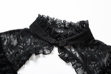 Load image into Gallery viewer, Gothic lace knitted T-shirt TW149 - Gothlolibeauty