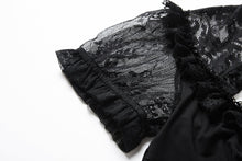 Load image into Gallery viewer, Gothic lace knitted T-shirt TW149 - Gothlolibeauty