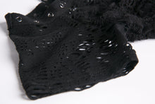 Load image into Gallery viewer, Punk messy net T-shirt with asymmetric rope desgin TW156 - Gothlolibeauty