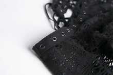 Load image into Gallery viewer, Punk messy net T-shirt with asymmetric rope desgin TW156 - Gothlolibeauty