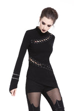 Load image into Gallery viewer, Gothic sexy lace hollow T-shirt TW174 - Gothlolibeauty