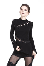 Load image into Gallery viewer, Gothic sexy lace hollow T-shirt TW174 - Gothlolibeauty