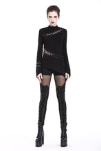 Load image into Gallery viewer, Gothic sexy lace hollow T-shirt TW174 - Gothlolibeauty
