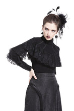 Load image into Gallery viewer, Punk lacey knitted T-shirt TW176 - Gothlolibeauty