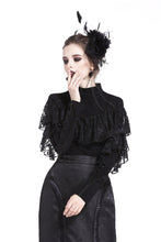 Load image into Gallery viewer, Punk lacey knitted T-shirt TW176 - Gothlolibeauty