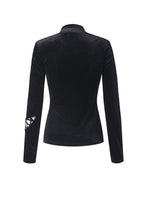 Load image into Gallery viewer, Punk side lace-up korean velvet T-shirt TW177 - Gothlolibeauty