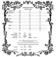 Load image into Gallery viewer, Gothic velvet floral shoulder T-shirt with big sleeves TW183