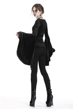 Load image into Gallery viewer, Gothic velvet floral shoulder T-shirt with big sleeves TW183 - Gothlolibeauty