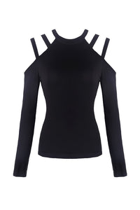 Punk daily wear long sleeves T-shirt TW197 - Gothlolibeauty