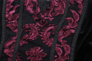 Gothic victorian Black and red T-shirt TW216 - Gothlolibeauty